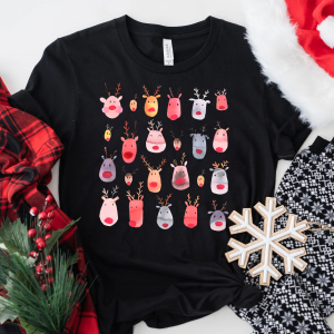 Merry Christmas Reindeer Shirt, Funny Reindeer Ulgy Xmas 2022 Vintage Shirt, Matching Family Holiday Xmas Sweatshirt