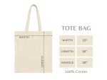 Beautiful Custom Name Teacher Tote Bag, Mrs Tote Bag, Customized Natural Canvas Tote Bag