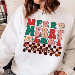 Retro Vintage Merry Christmas Holiday 2022 matching family shirt, Love Christmas Sweatshirt, Christmas shirt for women, Xmas Gift shirt