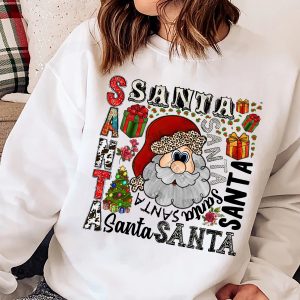 Santa Claus Christmas Holiday 2022 matching family shirt, Love Christmas Sweatshirt, Christmas shirt for women, Merry Christmas Gift shirt