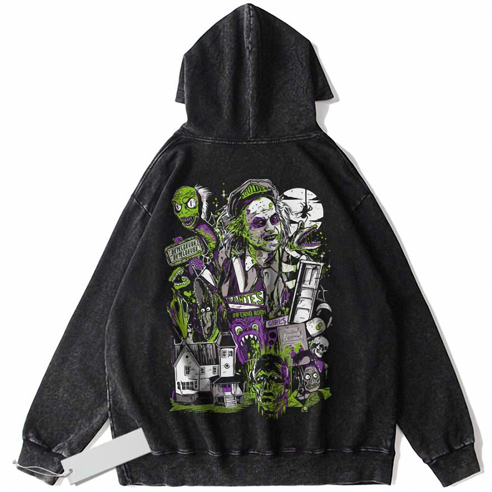Beetlejuice Hoodie, Halloween Hoodie, Horror Movie Hoodie, Vintage Hoodie