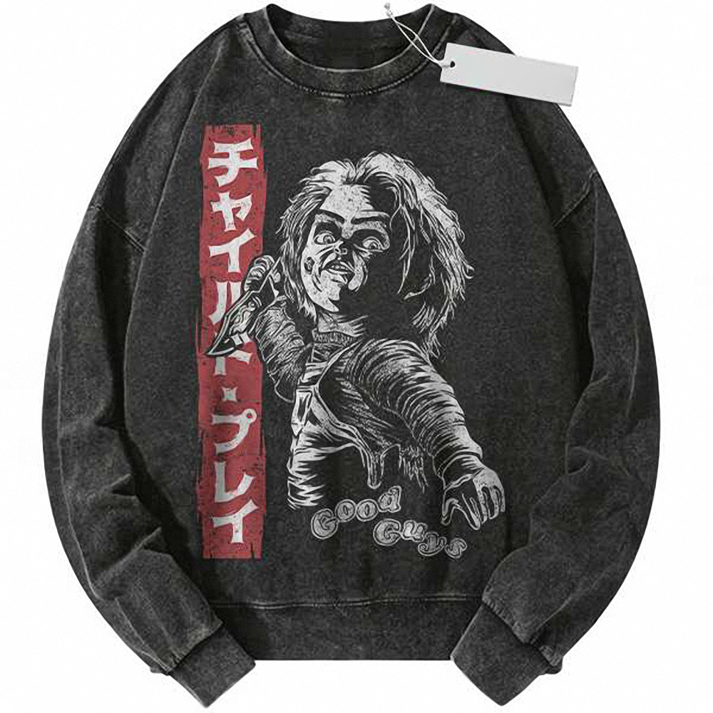 Chucky Sweatshirt, Child's Play Sweatshirt, Halloween Sweatshirt, Horror Sweatshirt, Vintage Sweater