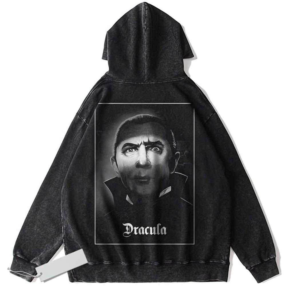 Dracula Hoodie, Halloween Hoodie, Horror Hoodie, Vintage Hoodie