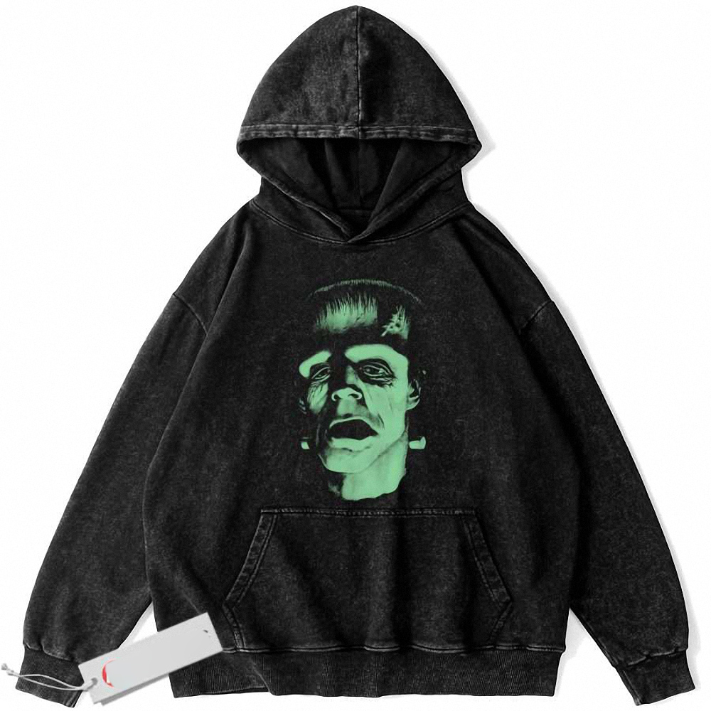 Frankenstein Hoodie, Halloween Hoodie, Horror Hoodie, Vintage Hoodie