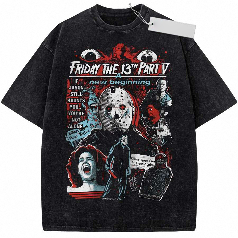 Friday the 13th Shirt, Halloween Shirt, Horror Shirt, Vintage T-Shirt