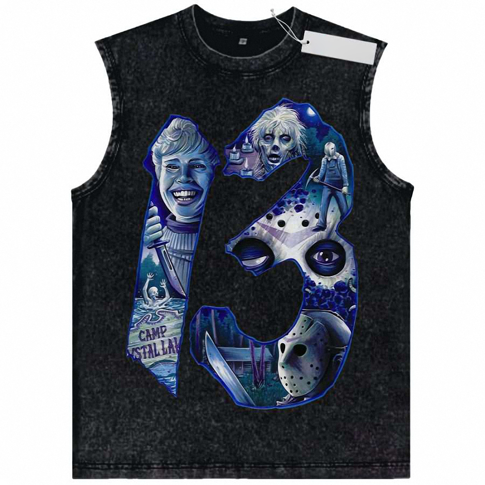 Friday the 13th Tank Top, Halloween Tank Top, Horror Tank Top, Vintage Tank Top