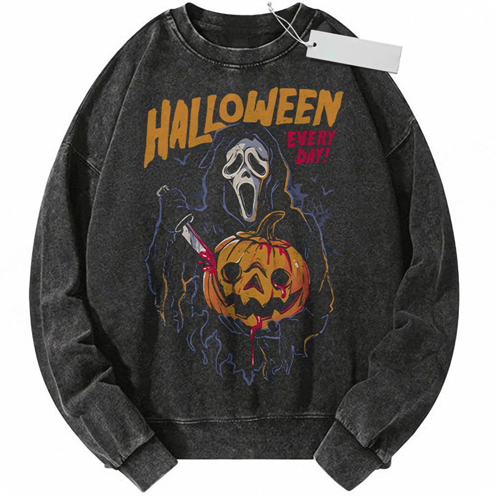 Ghostface Sweatshirt, Scream Sweatshirt, Halloween Sweatshirt, Horror Sweatshirt, Vintage Sweatshirt
