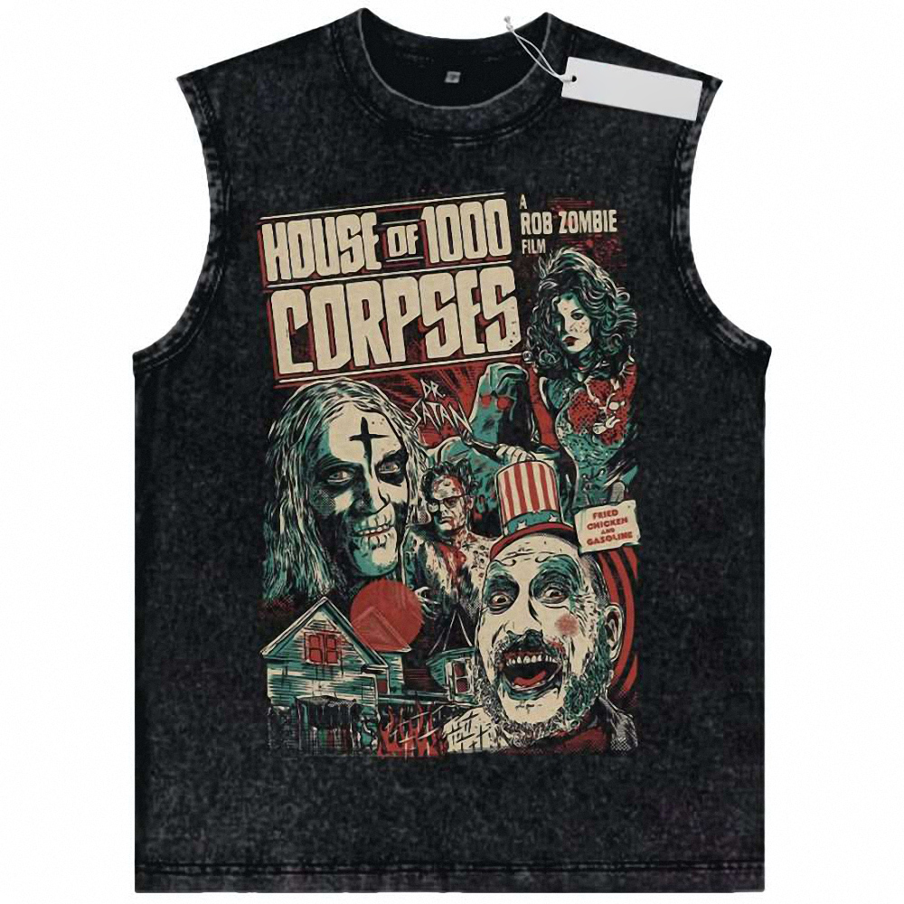House of 1000 Corpses Tank Top, Halloween Tank Top, Horror Movie Tank Top, Vintage Tank Top