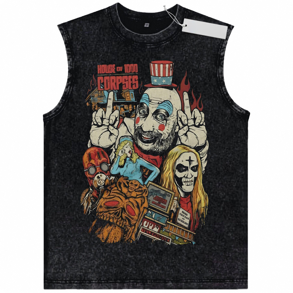 House of 1000 Corpses Tank Top, Horror Movie Tank Top, Halloween Tank Top, Vintage Tank Top