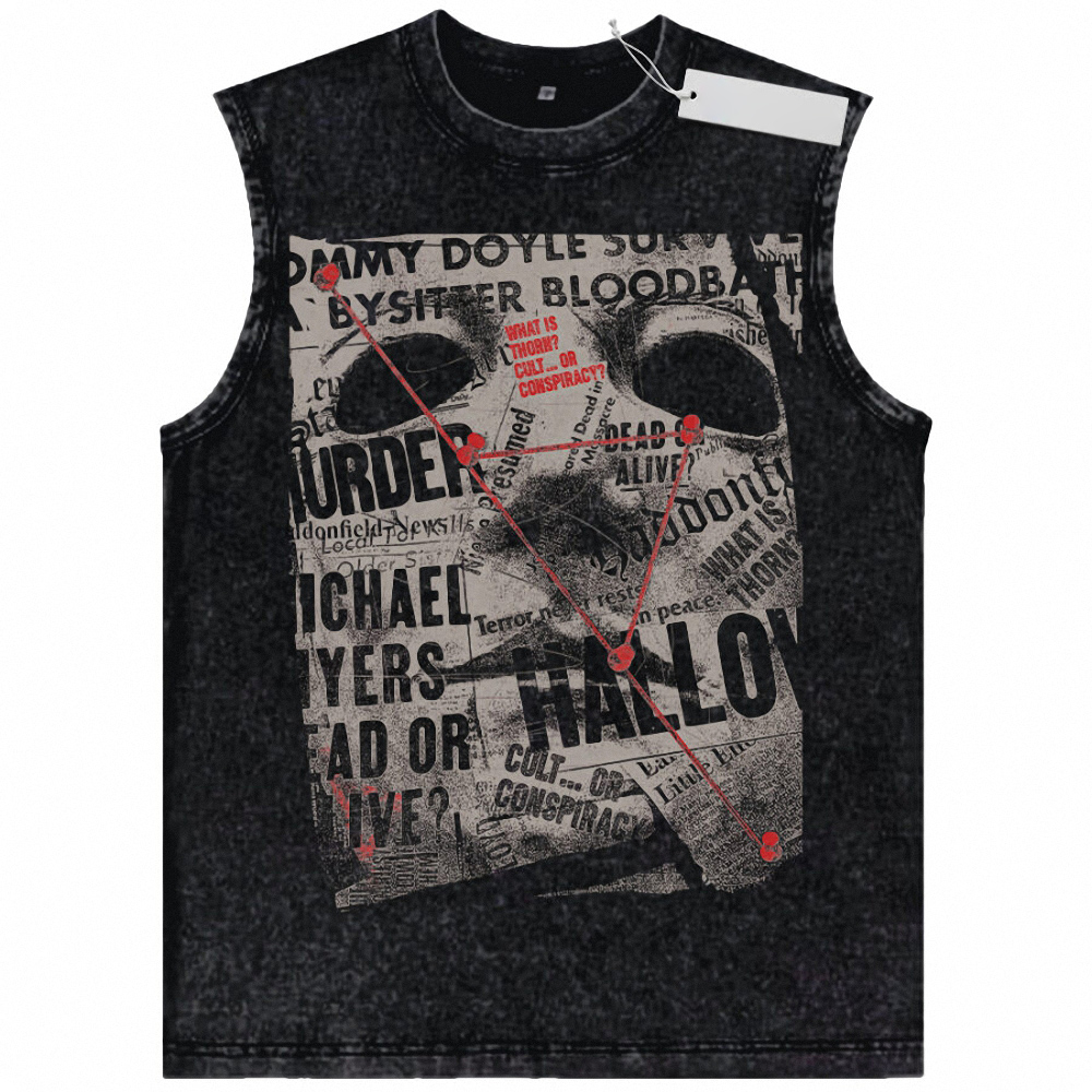 Michael Myers Tank Top, Halloween Tank Top, Vintage Tank Top
