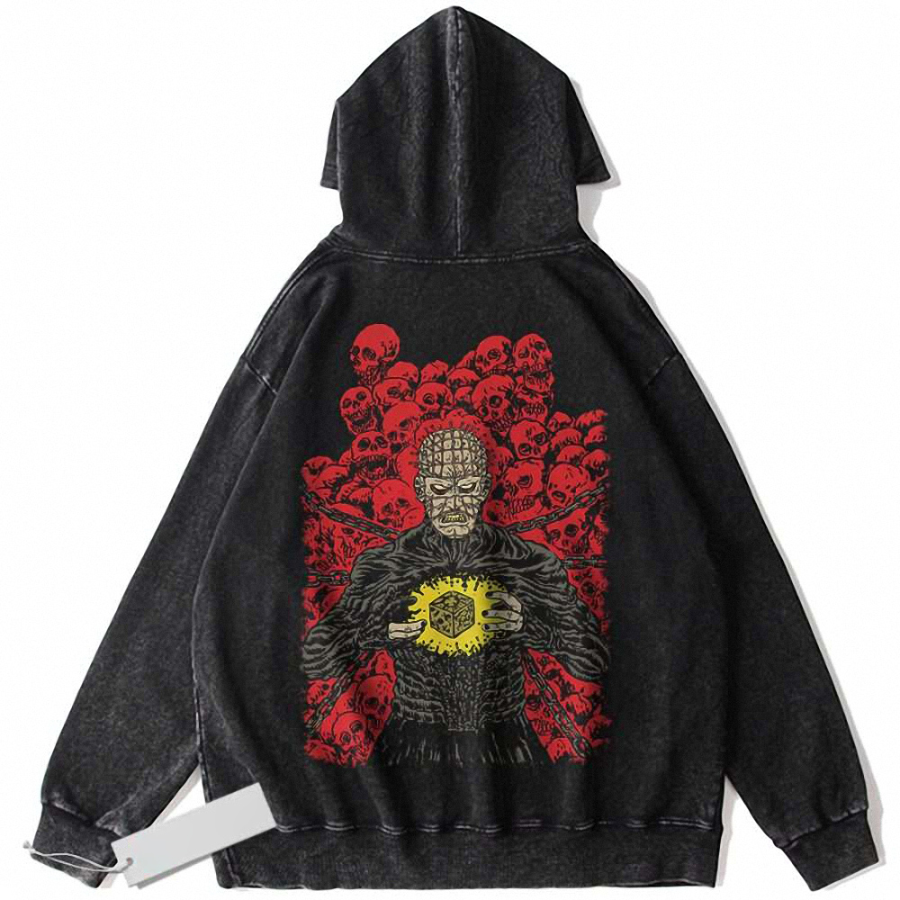 Pinhead Hoodie, Hellraiser Hoodie, Halloween Hoodie, Horror Hoodie, Vintage Hoodie