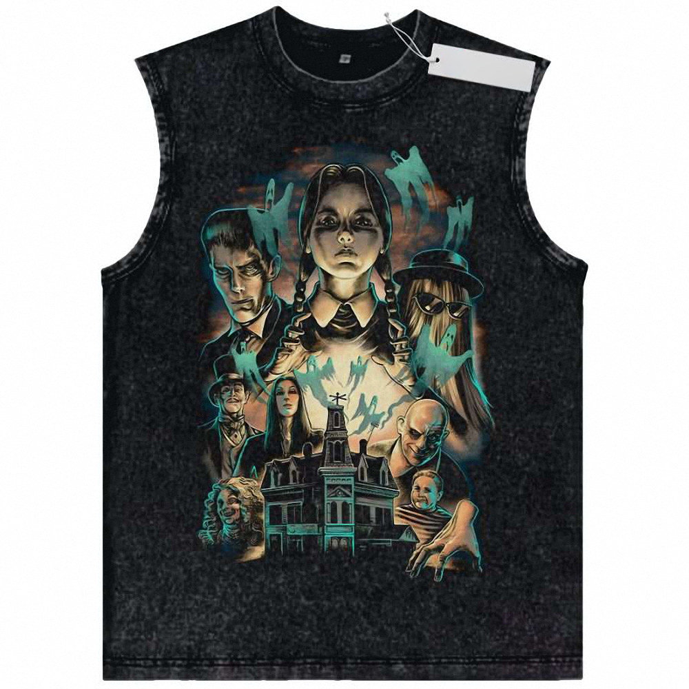 The Addams Family Tank Top, Horror Tank Top, Halloween Tank Top, Vintage Tank Top