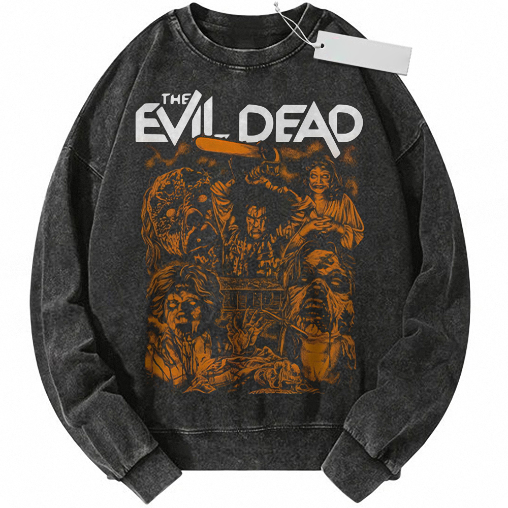 The Evil Dead Sweatshirt, Horror Movie Sweatshirt, Halloween Sweatshirt, Vintage Sweater