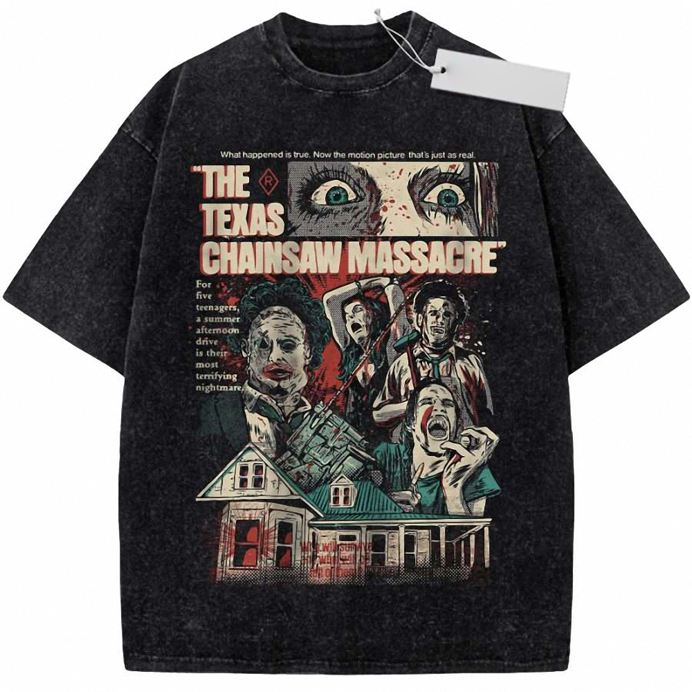 The Texas Chain Saw Massacre Shirt, Halloween Shirt, Horror Movie Shirt, Vintage T-Shirt